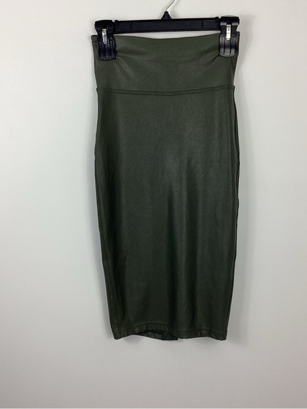 Spanx Faux Leather Pencil Skirt Size Small